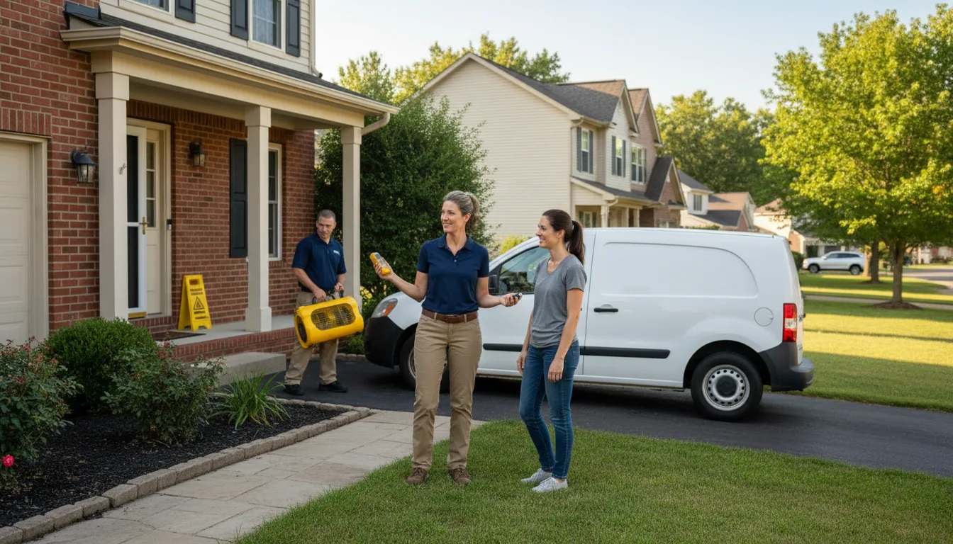 Water restoration image for Dehumidification And Cleanup Services in Lexington, AL
